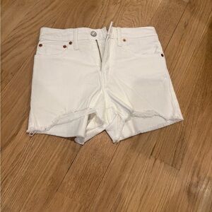 Levi’s White Denim Women's Shorts